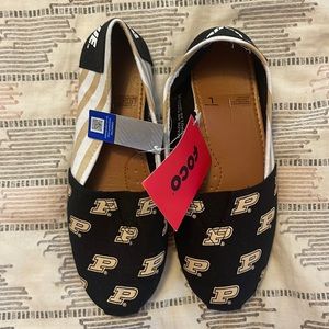 BRAND NEW PURDUE slip on “Tom’s”